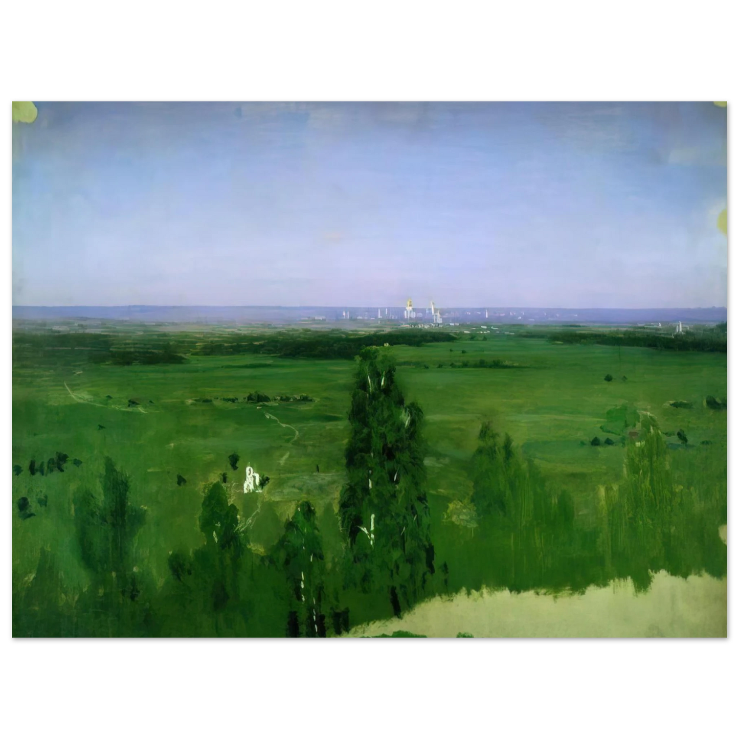Arkhyp Kuindzhi - View on Moscow from Sparrow Hills  75x100 cm / 30x40inches Fine Art Poster