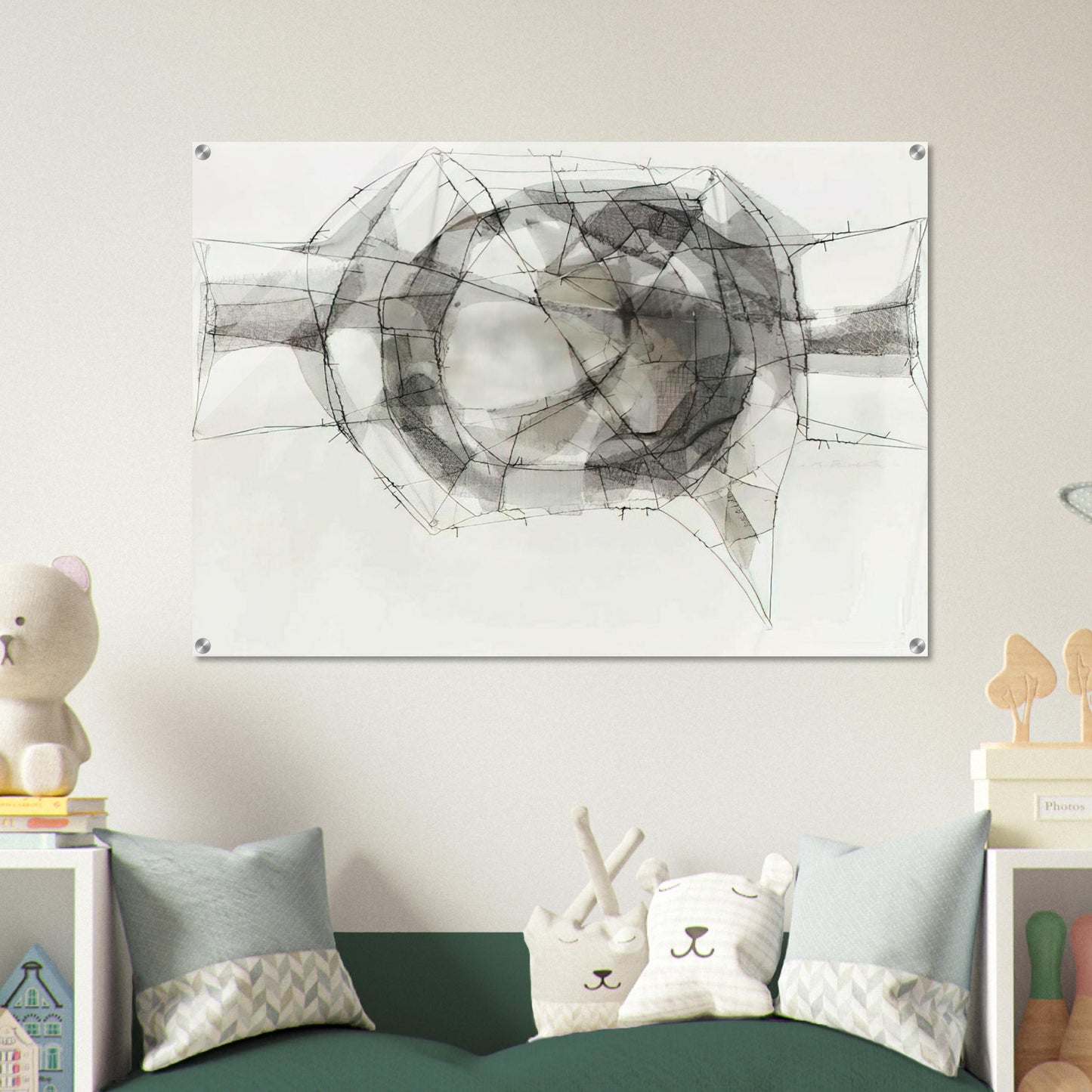 Metamorfosis - 1960 - Manuel Rivera Acrylic Print - 70x100 cm / 28x40″ inches | Manuel Rivera Wall Art | Manuel Rivera Prints