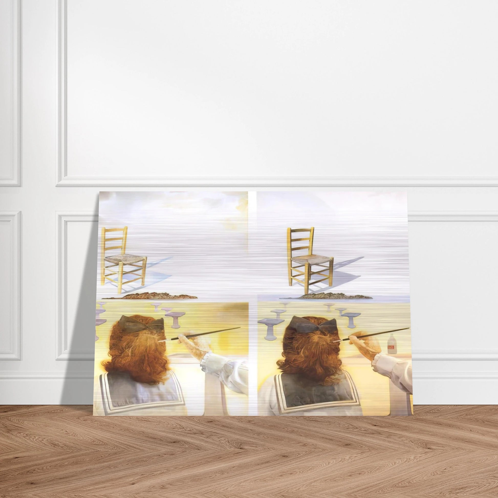 THE CHAIR - Salvador Dali Brushed Aluminum Print - 70x100 cm / 28x40 inches | Salvador Dali Aluminum Print | Salvador Dali Prints