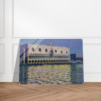 The Palazzo Ducale - claude monet Acrylic Print - 70x100 cm / 28x40″ inches