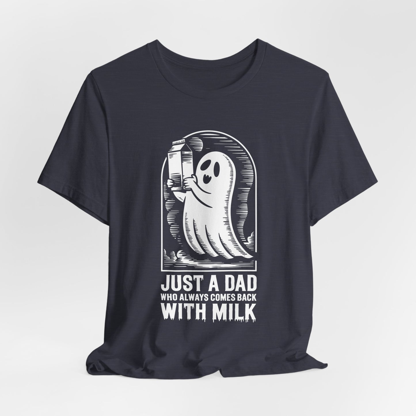 gewoon een papa die altijd melk mee terugnam halloween T-shirt - Unisex Jersey korte mouw T-shirt