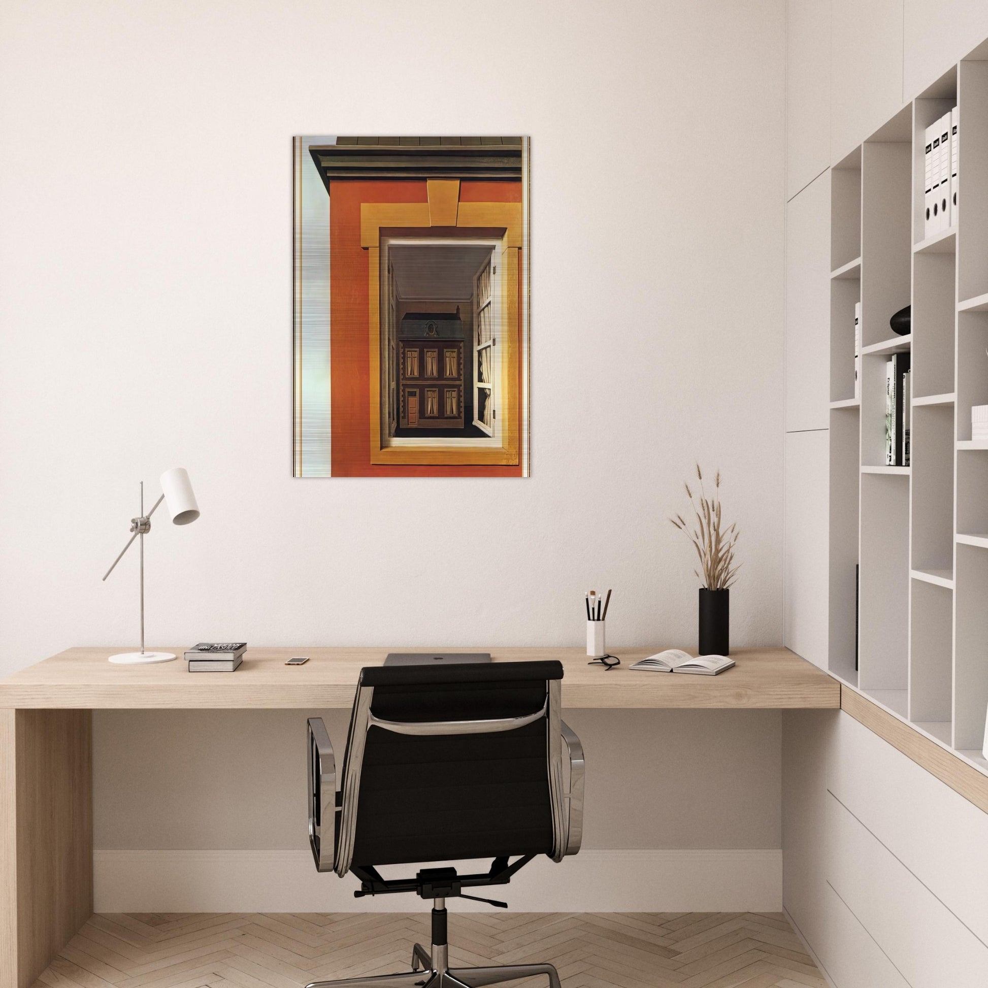 IN PRAISE OF DIALECTICS 1937 - Rene Magritte Brushed Aluminum Print - 70x100 cm / 28x40 inches | Rene Magritte Aluminum Print | Rene Magritte Prints