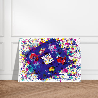 Untitled  SF 259  - Sam Francis Acrylic Print - 70x100 cm / 28x40″ inches