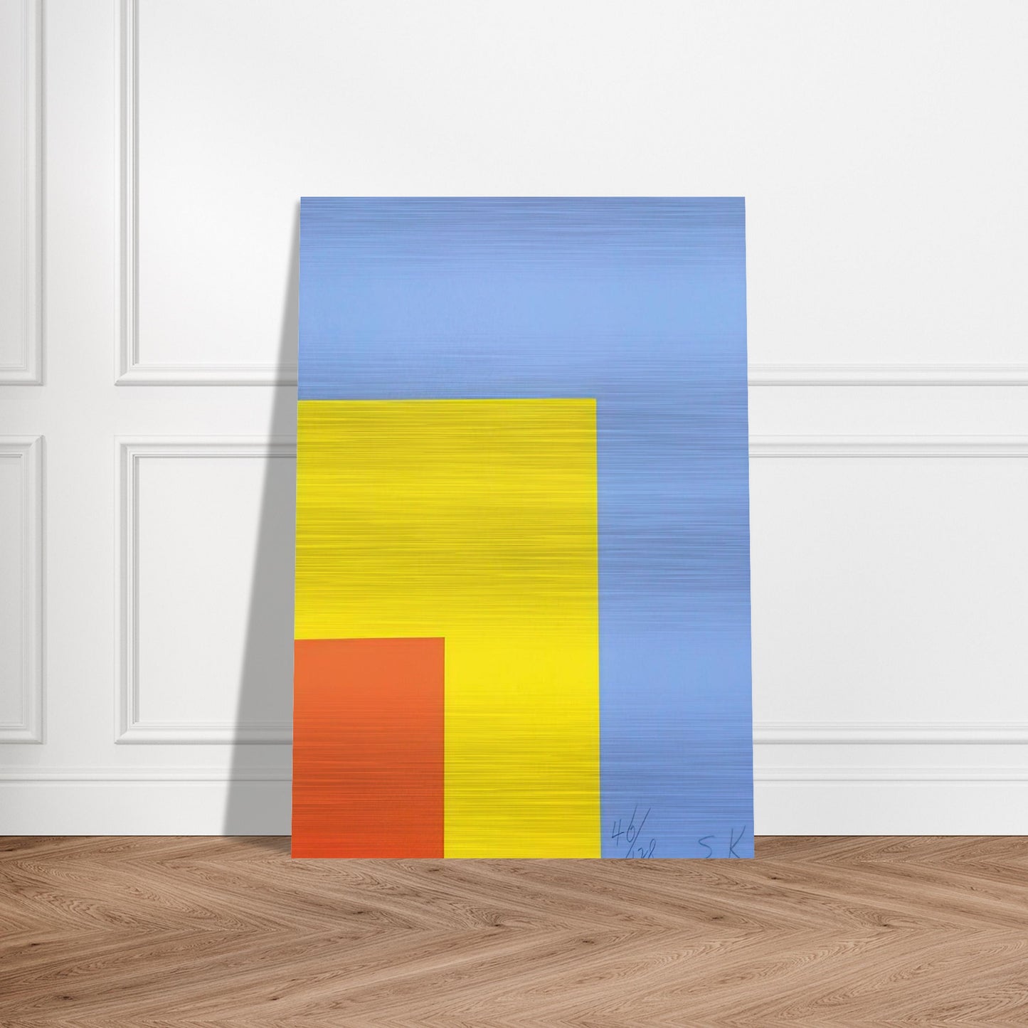 Red Yellow Blue - Ellsworth Kelly Brushed Aluminum Print - 70x100 cm / 28x40 inches | Ellsworth Kelly Aluminum Print | Ellsworth Kelly Prints