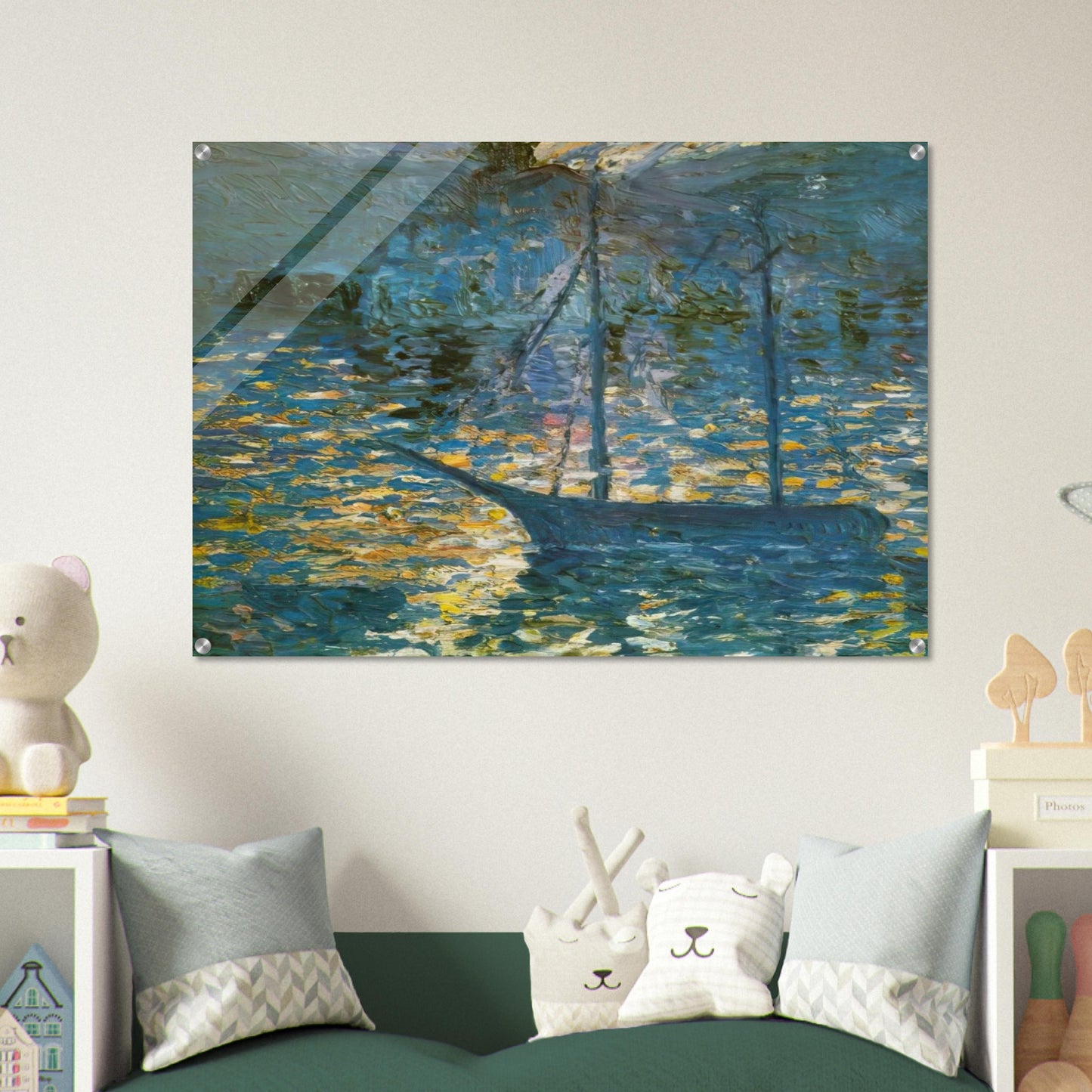 BOAT - Salvador Dali Acrylic Print - 70x100 cm / 28x40″ inches