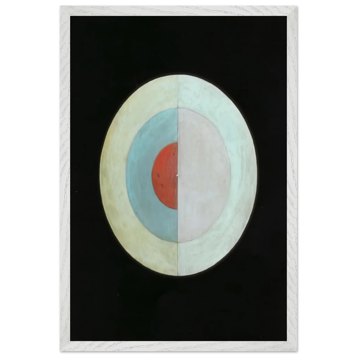 Hilma af Klint - THE SWAN NO 16 1915 Wall art - A3 (29.7 x 42  cm) - Premium Wooden Framed Poster With Fine Art Paper - Wood frame