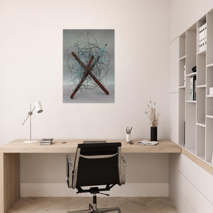 Tumbleweed - James Rosenquist Brushed Aluminum Print - 70x100 cm / 28x40 inches | James Rosenquist Aluminum Print | James Rosenquist Prints