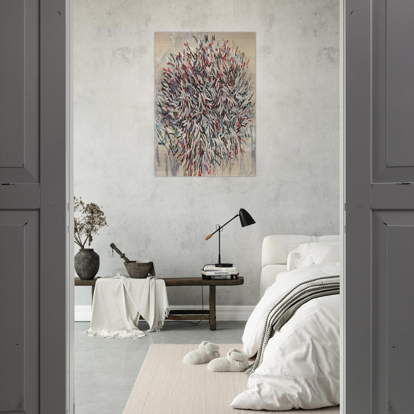 Abstract 2 - 1982 - Robert Goodnough Brushed Aluminum Print - 70x100 cm / 28x40 inches | Robert Goodnough Aluminum Print | Robert Goodnough Prints