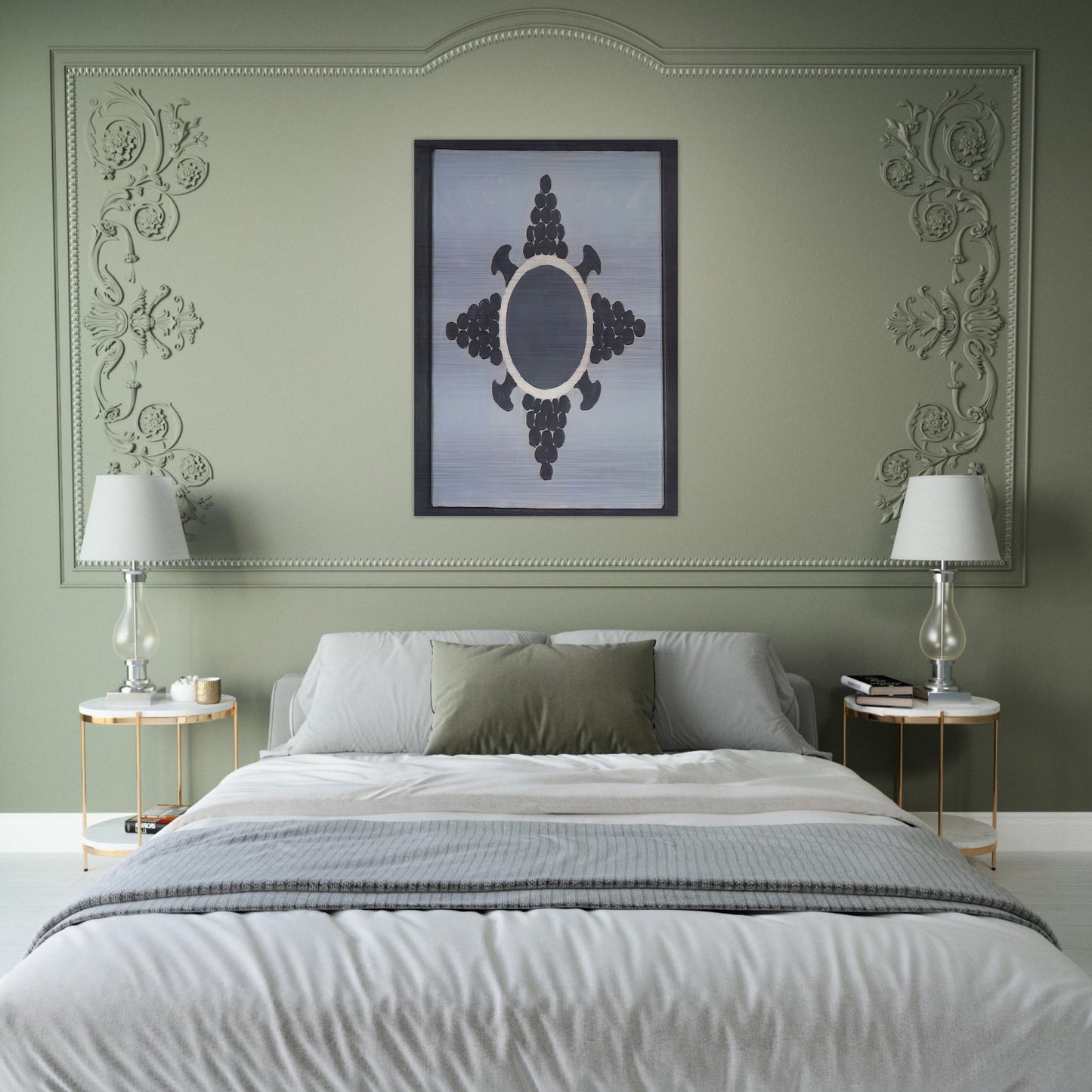 Mandala - 1955 - Forrest Bess Brushed Aluminum Print - 70x100 cm / 28x40 inches | Forrest Bess Aluminum Print | Forrest Bess Prints