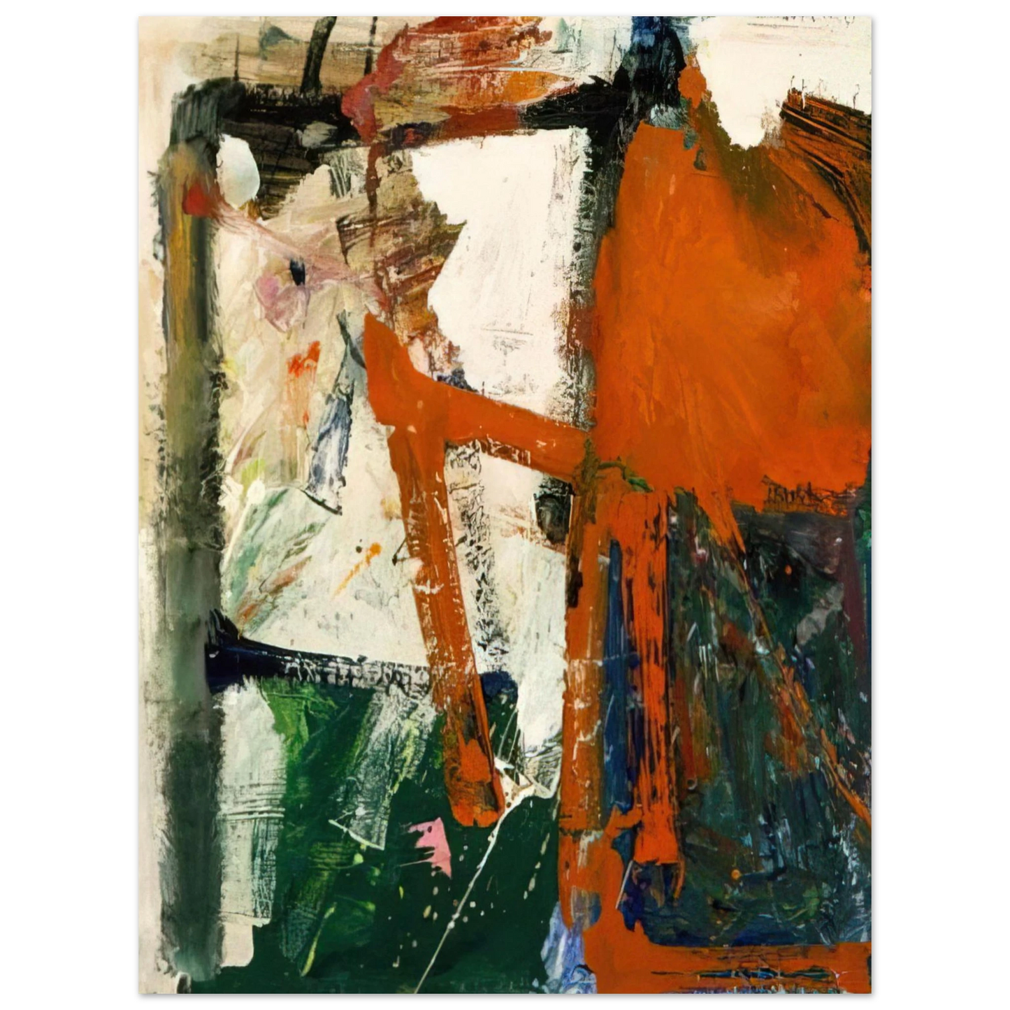 Hassel Smith - Up Mousehole - 1962  75x100 cm / 30x40inches Fine Art Poster