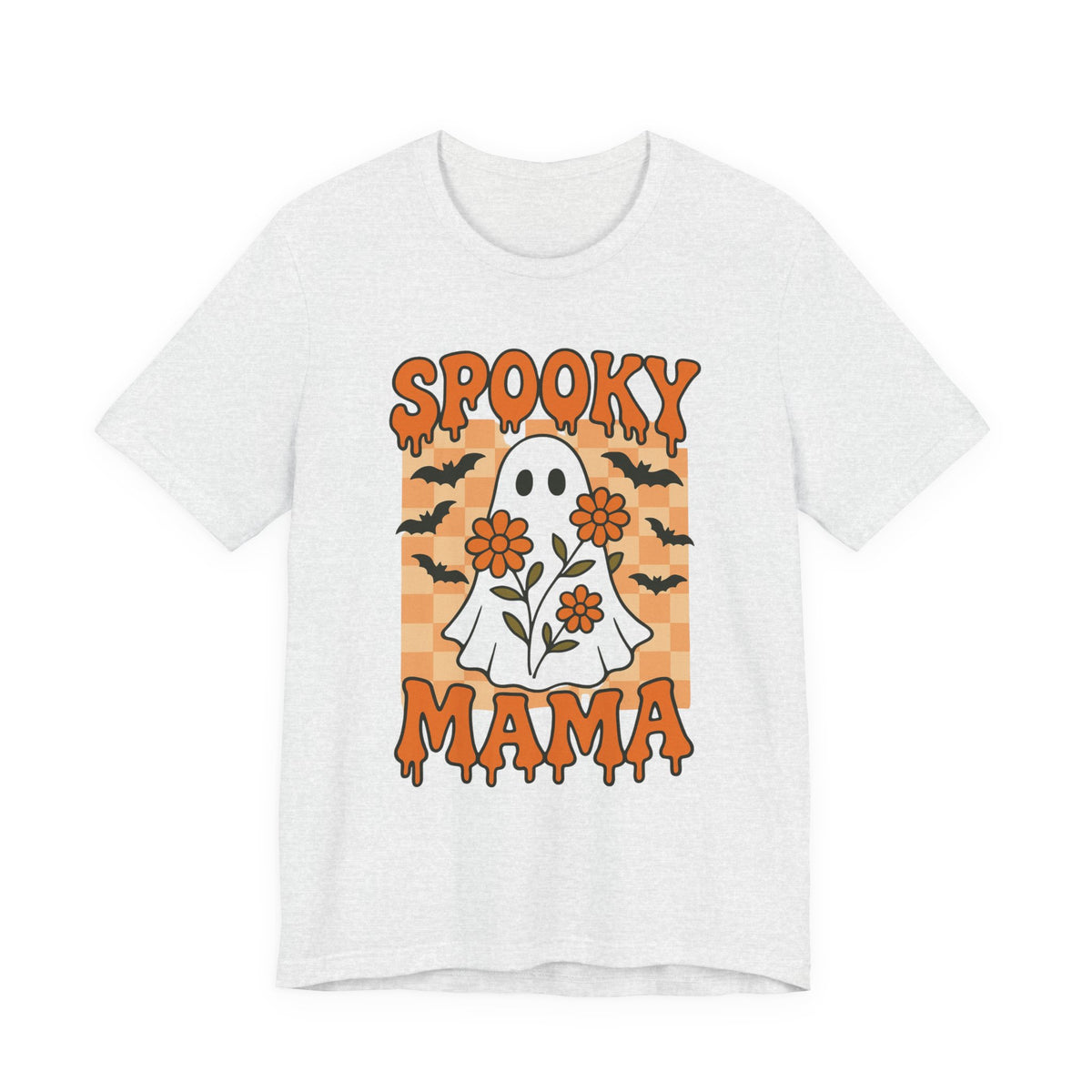 Spooky Mama Groovy Vintage Ghost Halloween Spooky Mom Moeder