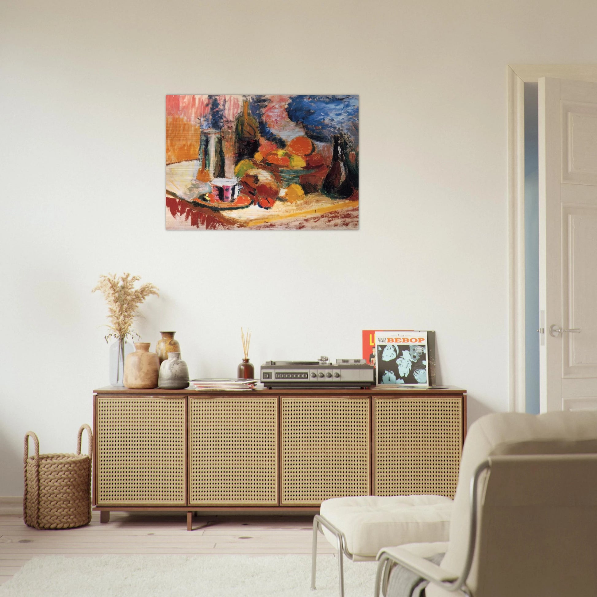 STILL LIFE WITH FRUIT 1896 - Henri Matisse Brushed Aluminum Print - 70x100 cm / 28x40 inches | Henri Matisse Aluminum Print | Henri Matisse Prints