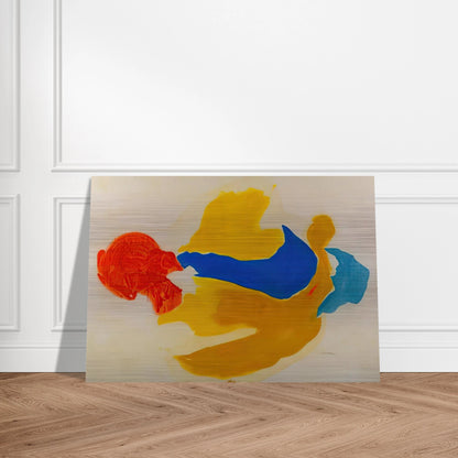 Blue Jay - 1963  United States - Helen Frankenthaler Brushed Aluminum Print - 70x100 cm / 28x40 inches | Helen Frankenthaler Aluminum Print | Helen Frankenthaler Prints