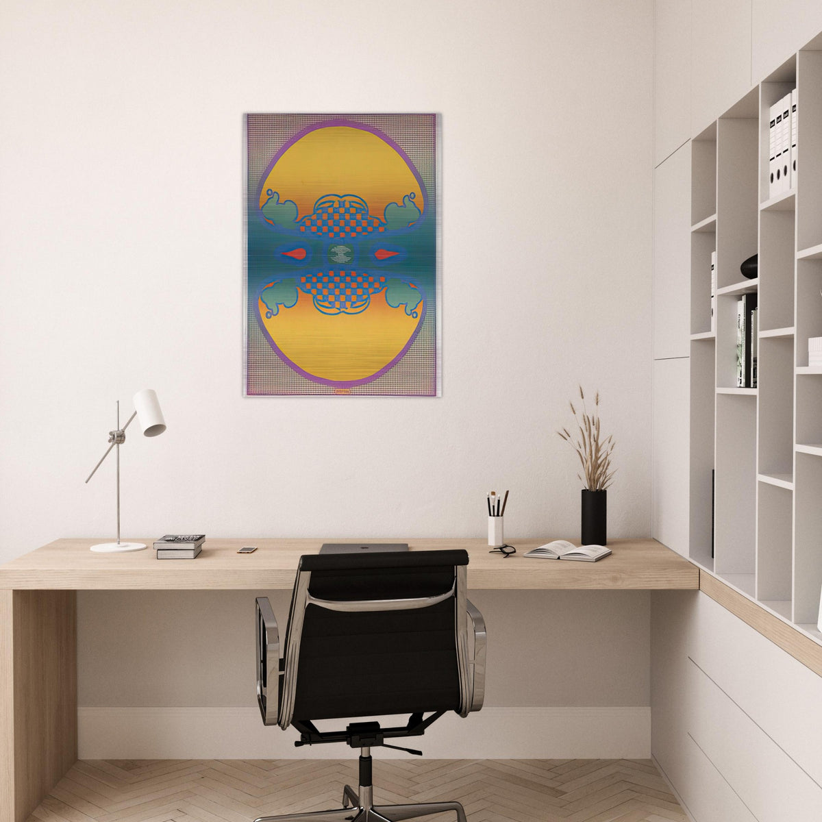 1 2 3 INFINITY THE CONTEMPORARIES 1967 - Peter Max Brushed Aluminum Print - 70x100 cm / 28x40 inches | Peter Max Aluminum Print | Peter Max Prints
