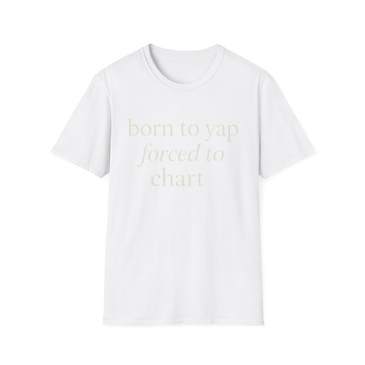 Geboren om te Blaffen Verplicht om Kaarten te Maken Shirt, Grappige Verpleegstersshirt voor Zorgmedewerkers, Medische Humor Cadeau voor Verpleegkundigen, Verpleegkundige T-shirt