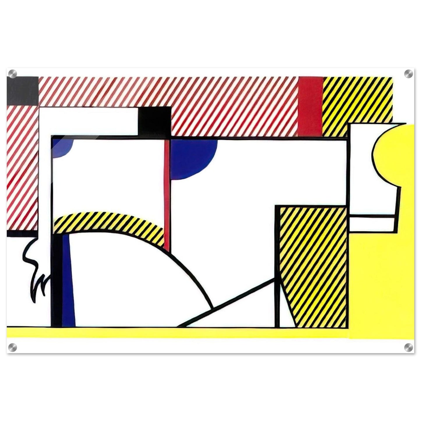 BULL VI 1973 - Roy Lichtenstein Acrylic Print - 70x100 cm / 28x40″ inches