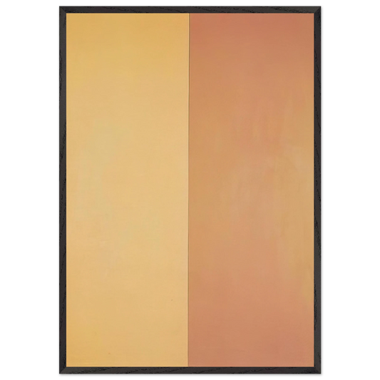 Blunder - 1969 - Brice Marden 70x100 cm / 28x40 inches Framed Art Print – Black Wooden Frame