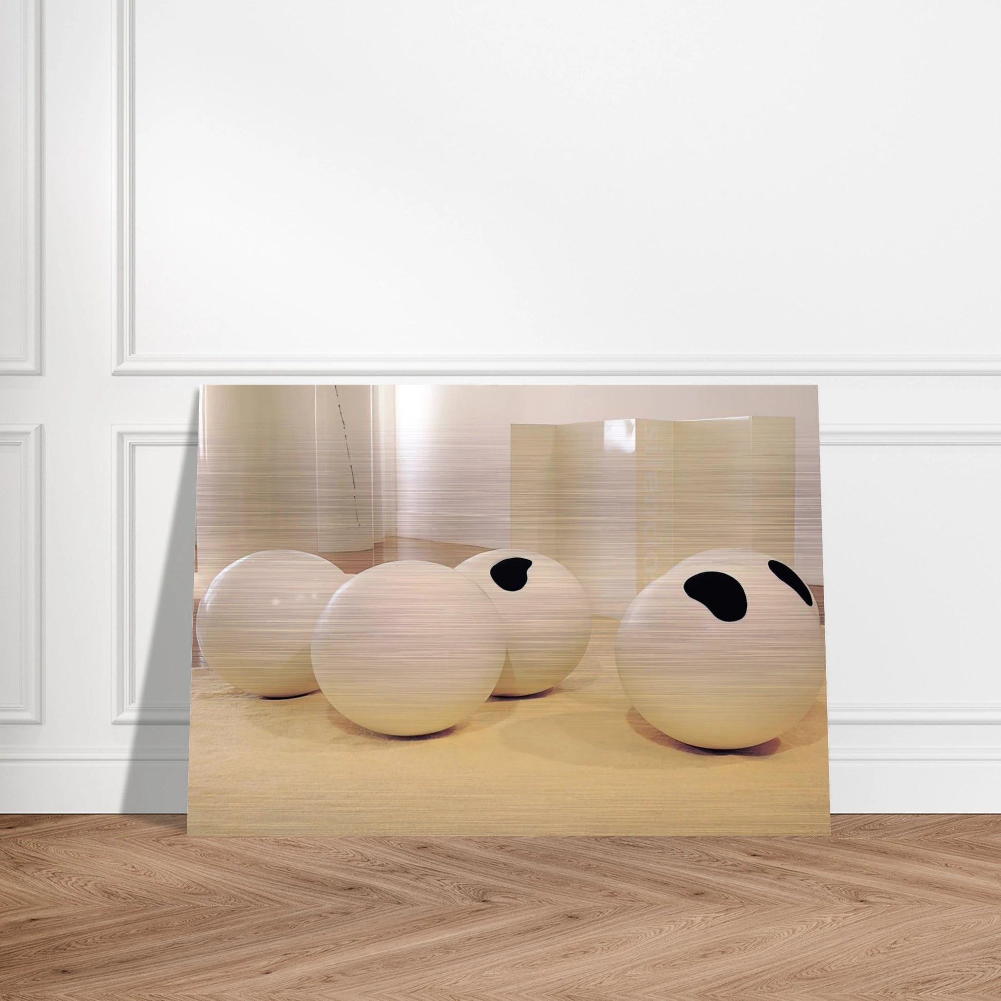 Balls - 2001 - Lygia Pape Brushed Aluminum Print - 70x100 cm / 28x40 inches | Lygia Pape Aluminum Print | Lygia Pape Prints