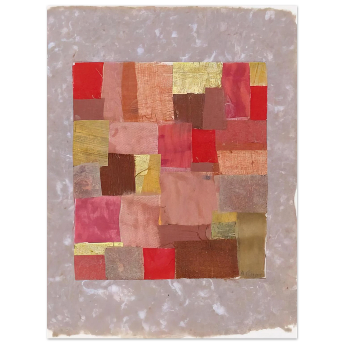 Anne Ryan - Number 587 - 1952  75x100 cm / 30x40inches Fine Art Poster