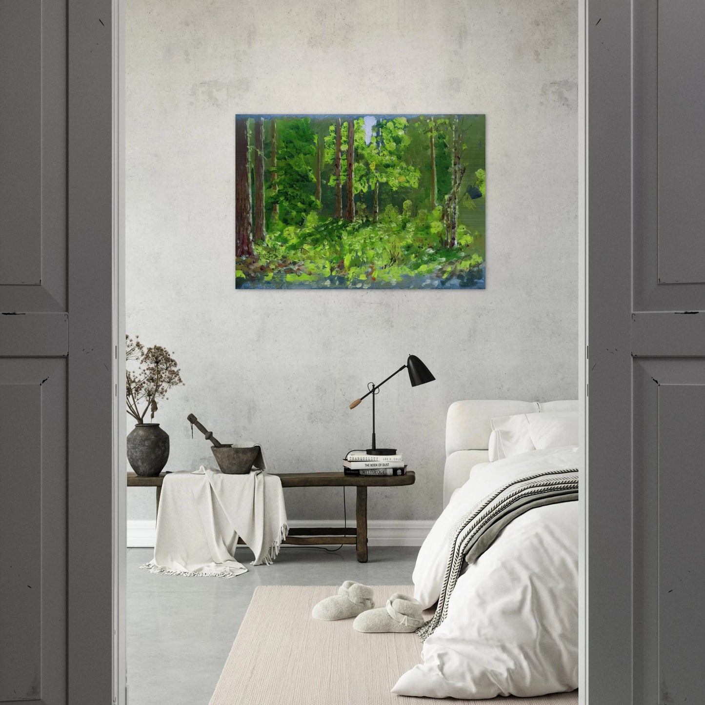 Forest - Arkhyp Kuindzhi Brushed Aluminum Print - 70x100 cm / 28x40 inches | Arkhyp Kuindzhi Aluminum Print | Arkhyp Kuindzhi Prints