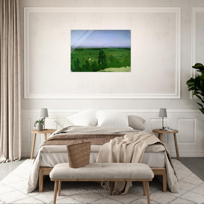 View on Moscow from Sparrow Hills - Arkhyp Kuindzhi Acrylic Print - 70x100 cm / 28x40″ inches