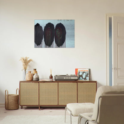 The Rose  V  - Cy Twombly Brushed Aluminum Print - 70x100 cm / 28x40 inches | Cy Twombly Aluminum Print | Cy Twombly Prints