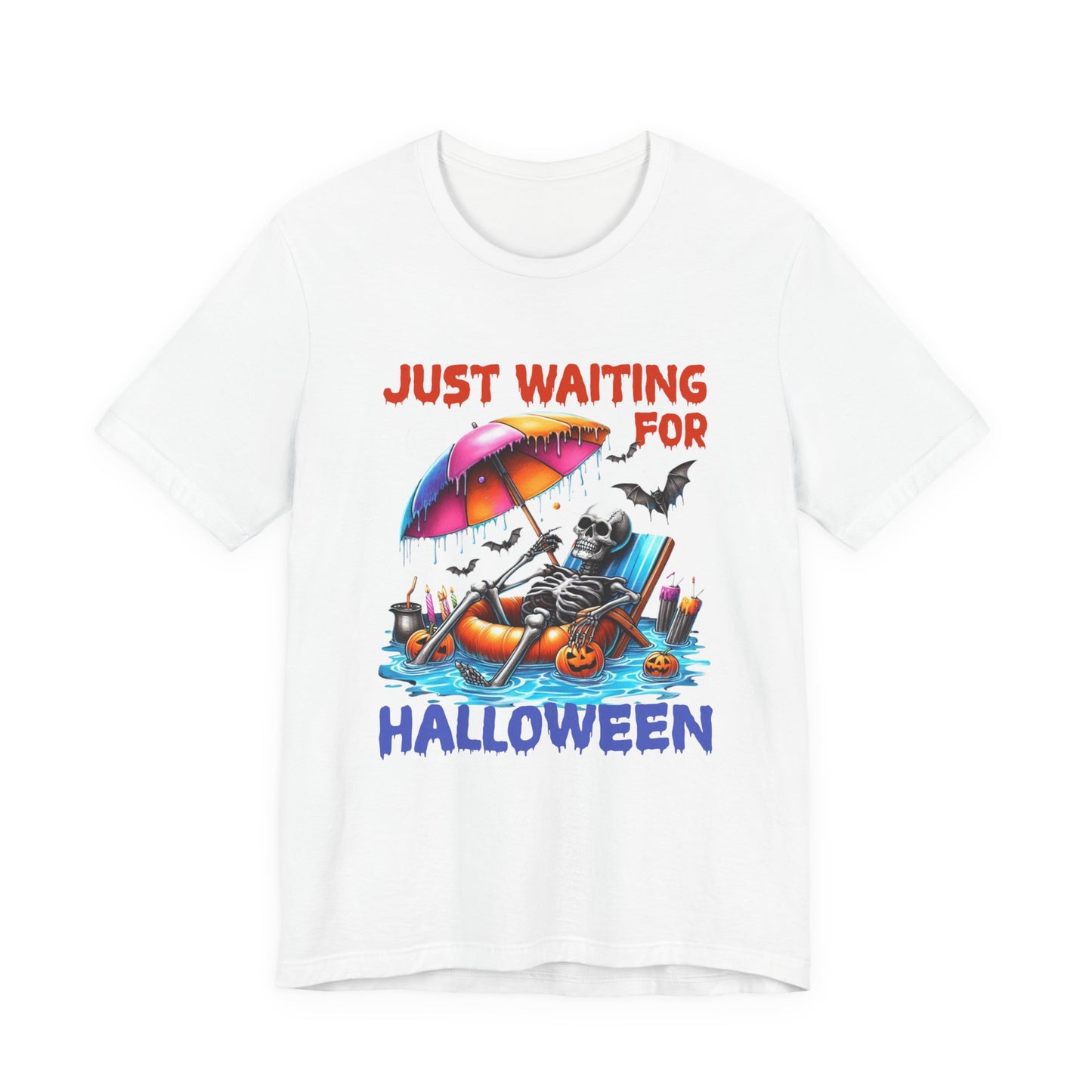 Spooky Summer Skeleton Wacht Gewoon Op Halloween