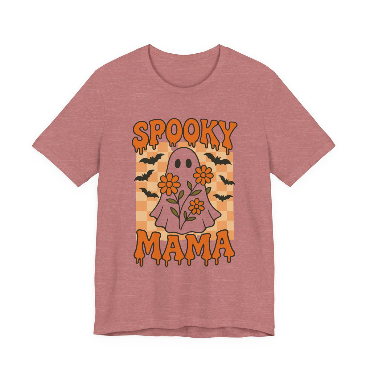 Spooky Mama Groovy Vintage Ghost Halloween Spooky Mom Moeder