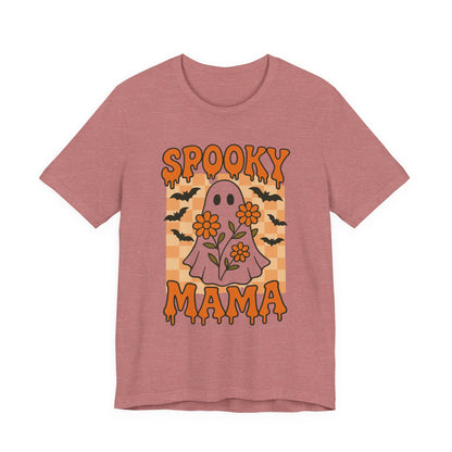 Spooky Mama Groovy Vintage Ghost Halloween Spooky Mom Moeder