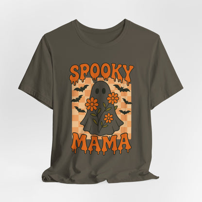 Spooky Mama Groovy Vintage Ghost Halloween Spooky Mom Moeder