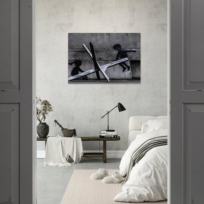 KYIV KHRESHCHYATYK 9 2022 - Banksy Brushed Aluminum Print - 70x100 cm / 28x40 inches | Banksy Aluminum Print | Banksy Prints