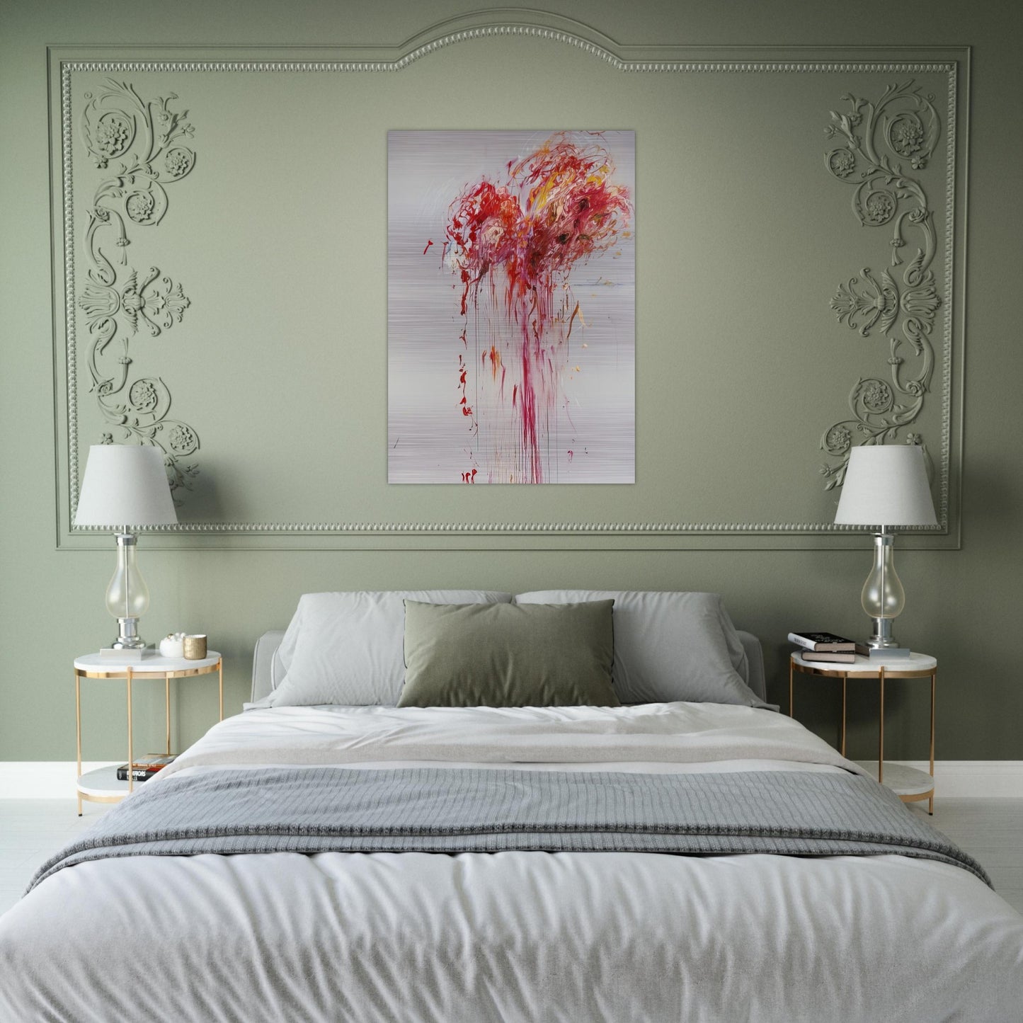 Nine Discourses on Commodus, Part VIII - Cy Twombly Brushed Aluminum Print - 70x100 cm / 28x40 inches | Cy Twombly Aluminum Print | Cy Twombly Prints