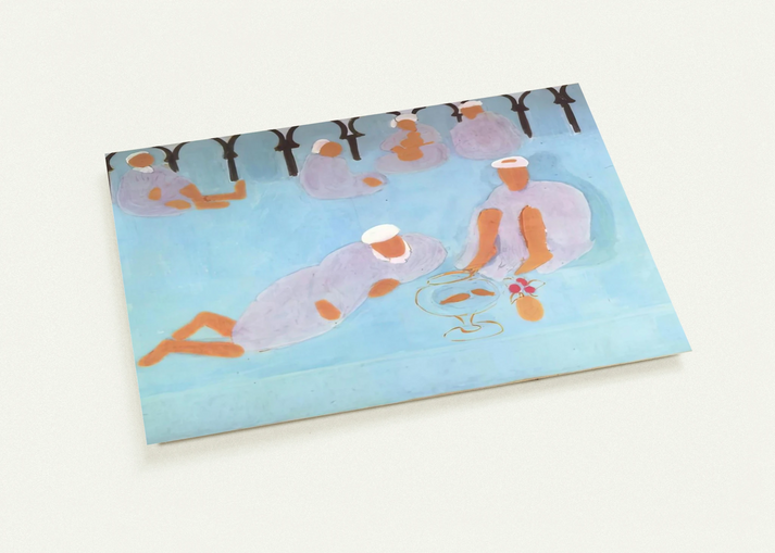 MOROCCAN CAF 1913 By Henri Matisse Pack of 10 Post Cards | Henri Matisse Post Cards | A6 (10.5 x 14.8 cm) - 4.1 x 5.8 inches