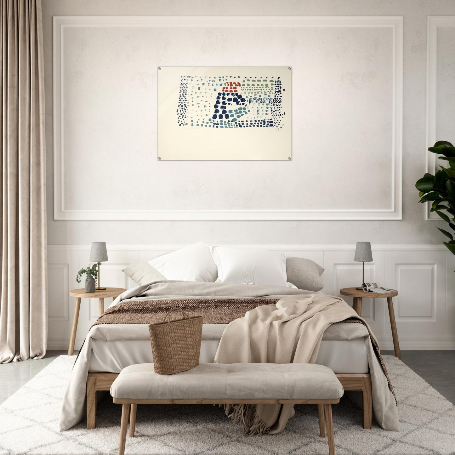 Study in Colour No. 1 Woimant Staël 93 - Art Informel - Nicolas de Stael Acrylic Print - 70x100 cm / 28x40″ inches