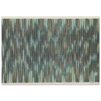 Ferris Wheel - 1980 - Gene Davis Brushed Aluminum Print - 70x100 cm / 28x40 inches | Gene Davis Aluminum Print | Gene Davis Prints