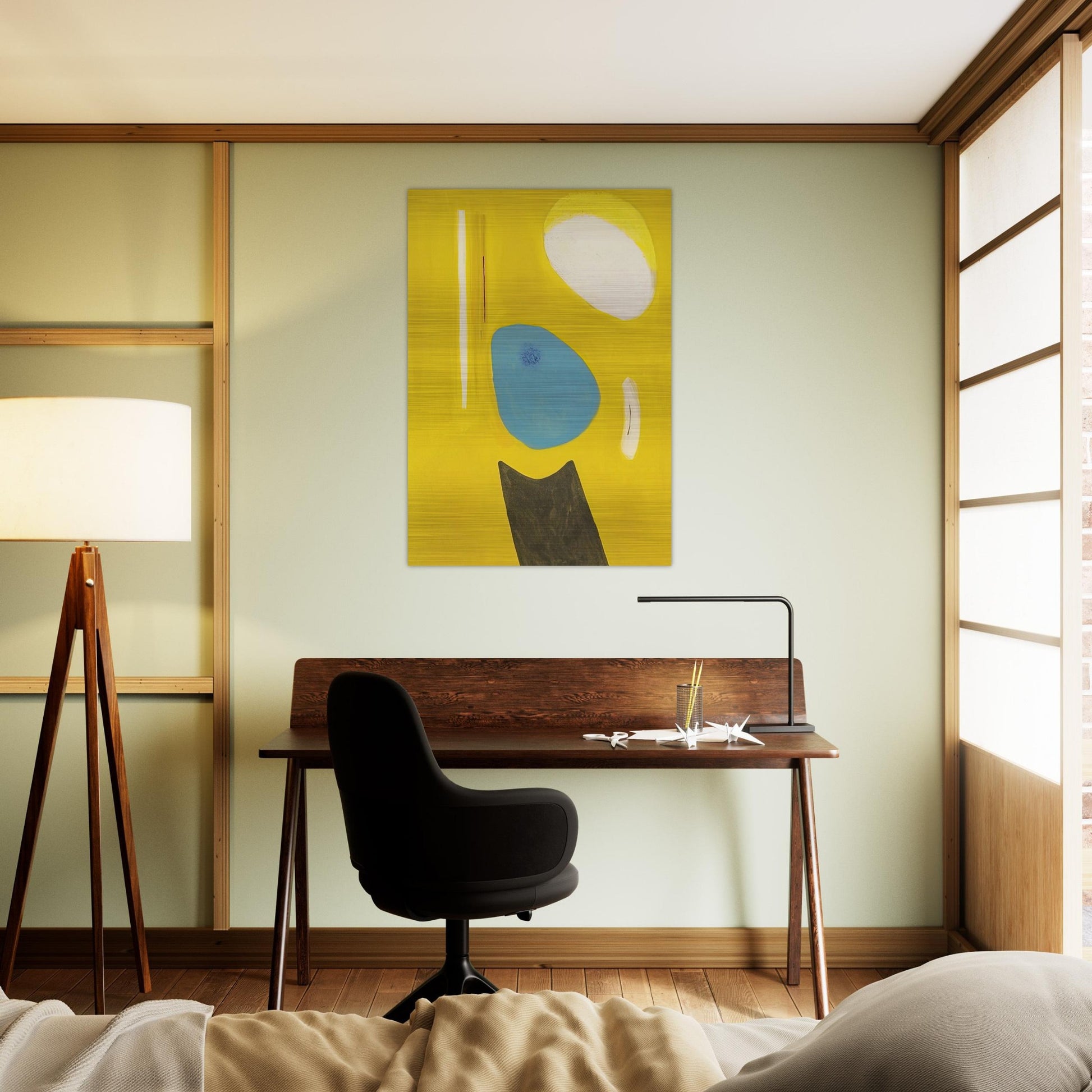 Three Rocks - 1949 - John Ferren Brushed Aluminum Print - 70x100 cm / 28x40 inches | John Ferren Aluminum Print | John Ferren Prints