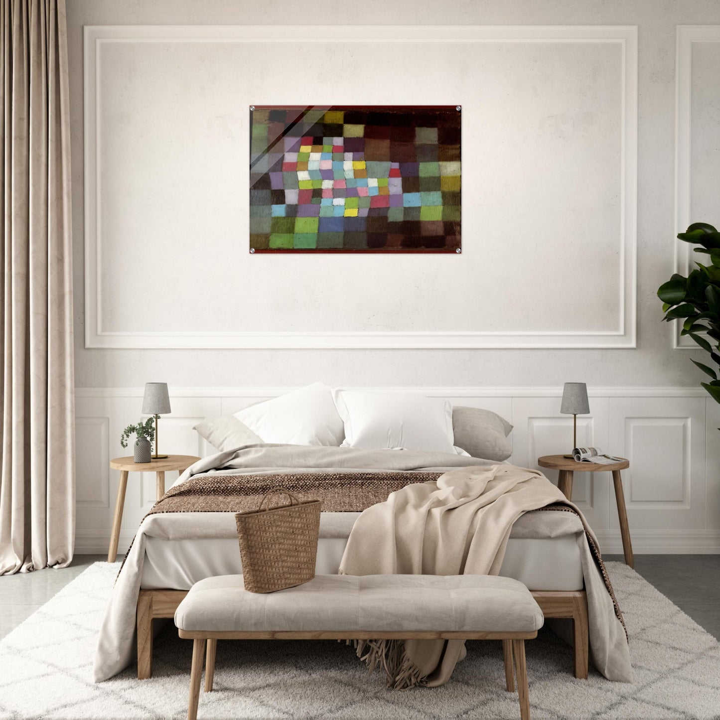 ABSTRACTION WITH REFERENCE TO A FLOWERING TREE 1925 - Paul Klee Acrylic Print - 70x100 cm / 28x40″ inches