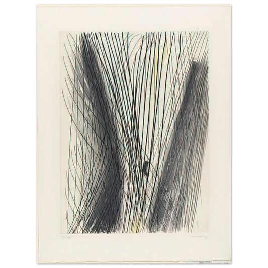 Hans Hartung - #18 - 1953  75x100 cm / 30x40inches Fine Art Poster