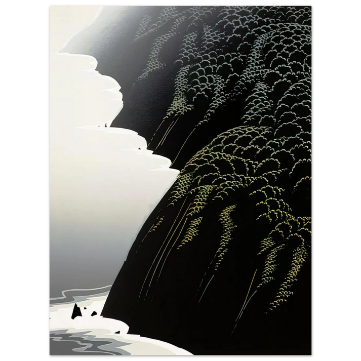 Eyvind Earle - California Coast  75x100 cm / 30x40inches Fine Art Poster