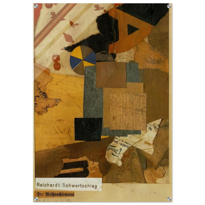 SANTA CLAUS 1922 - Kurt Schwitters Acrylic Print - 70x100 cm / 28x40″ inches