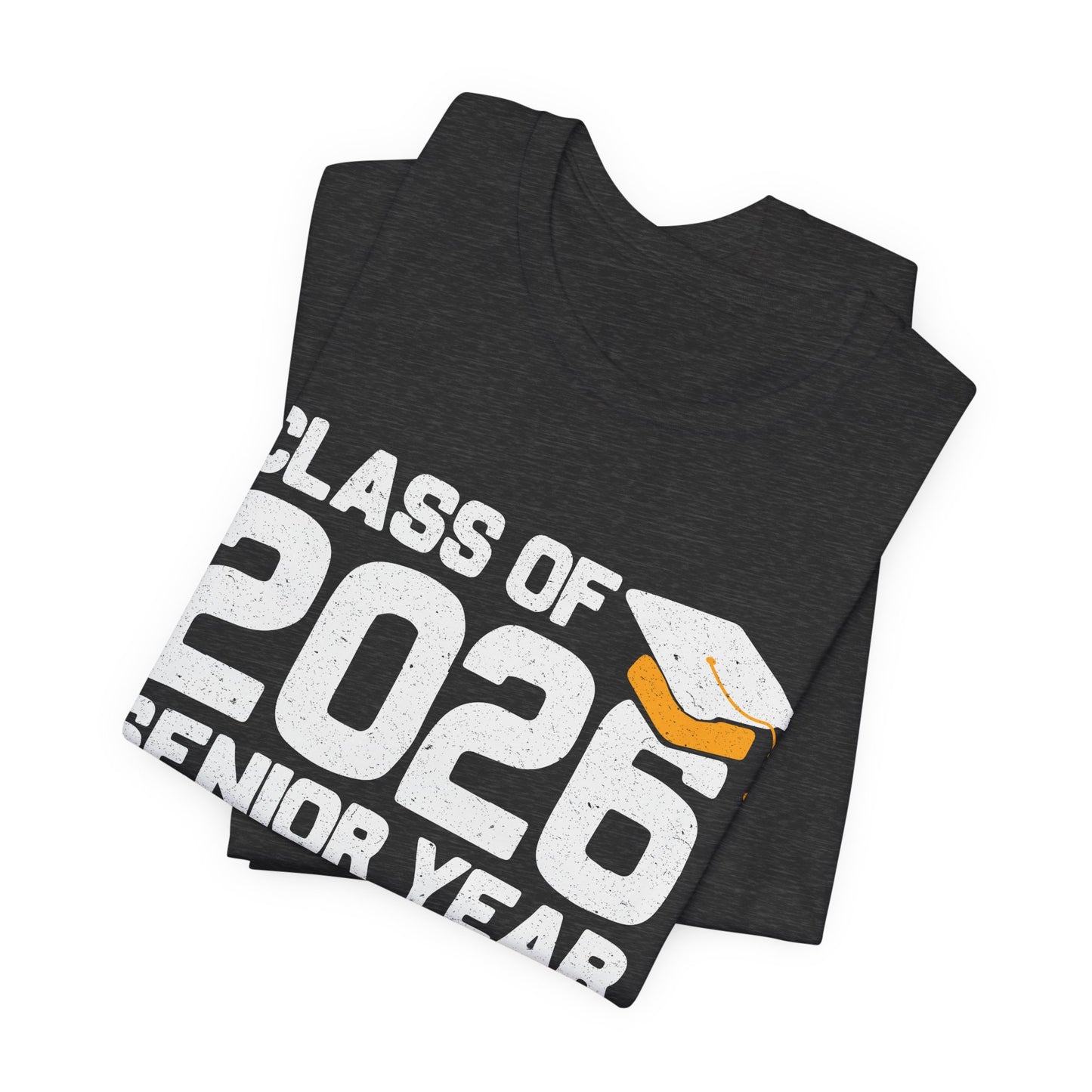 Klas van 2026 Laatstejaars T-shirt, Afstudeershirt, Unisex Afstudeergeschenk, Middelbare School Leerlingen Kleding, College Gebonden T-shirt