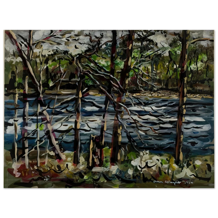 Ivan Albright - ST MARY S RIVER GEORGIA 1964  75x100 cm / 30x40inches Fine Art Poster