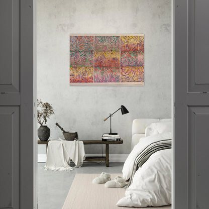USUYUKI ULAE 227 - Jasper Johns Brushed Aluminum Print - 70x100 cm / 28x40 inches | Jasper Johns Aluminum Print | Jasper Johns Prints