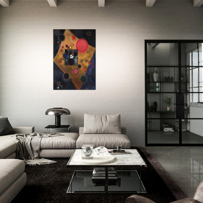 ACCENT ON ROSE 1926 - Wassily Kandinsky Brushed Aluminum Print - 70x100 cm / 28x40 inches | Wassily Kandinsky Aluminum Print | Wassily Kandinsky Prints