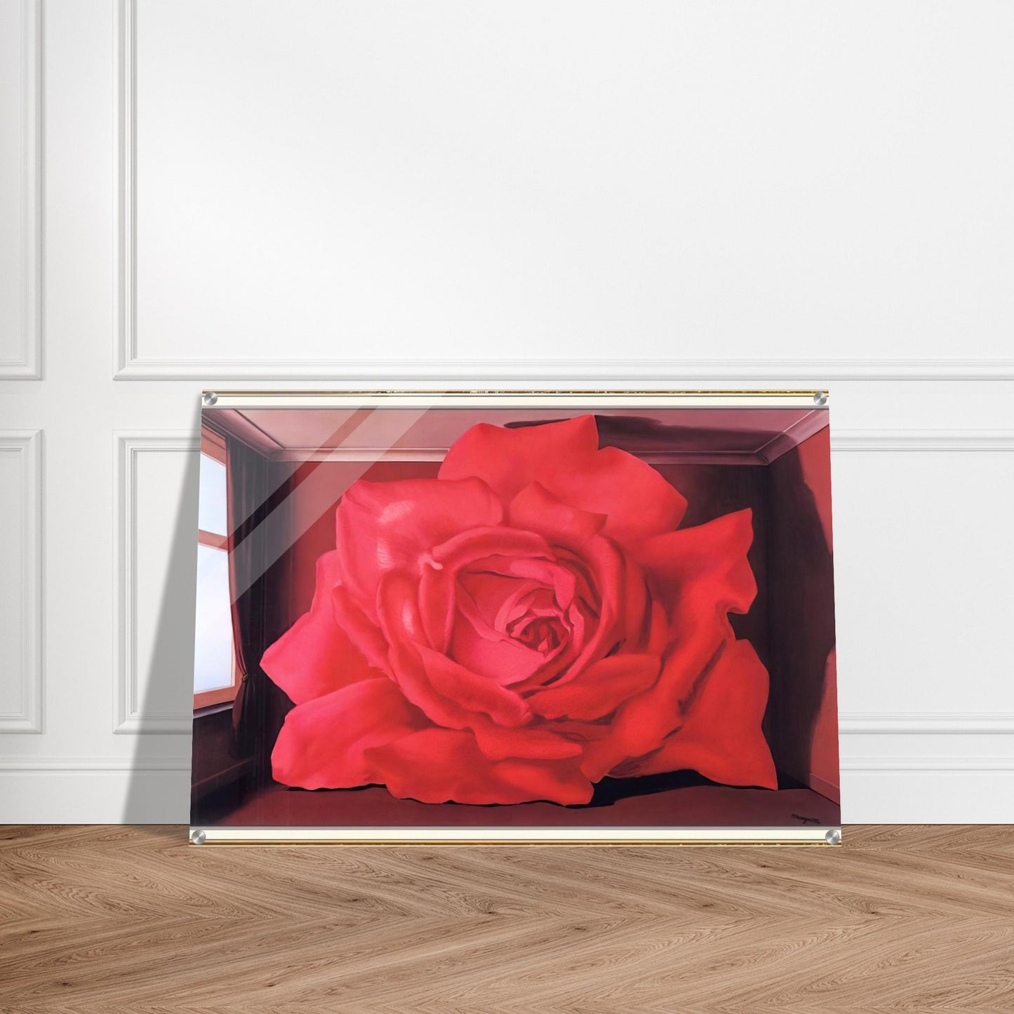 THE TOMB OF THE WRESTLERS 1960 - Rene Magritte Acrylic Print - 70x100 cm / 28x40″ inches | Rene Magritte Wall Art | Rene Magritte Prints