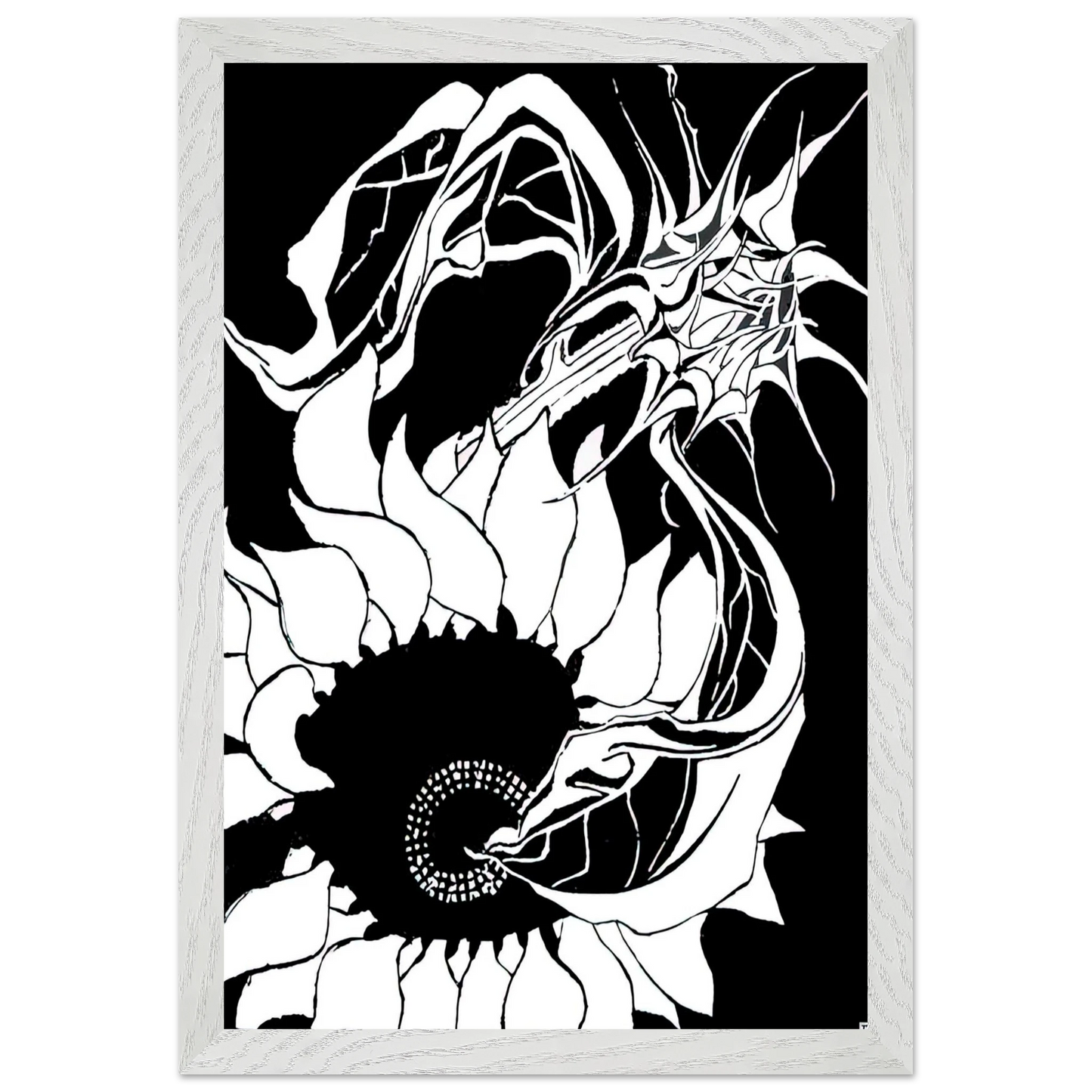 MC Escher - SUNFLOWERS Wall Art - 30x40 cm / 12x16 inches - Fine Art Poster-canvas - -