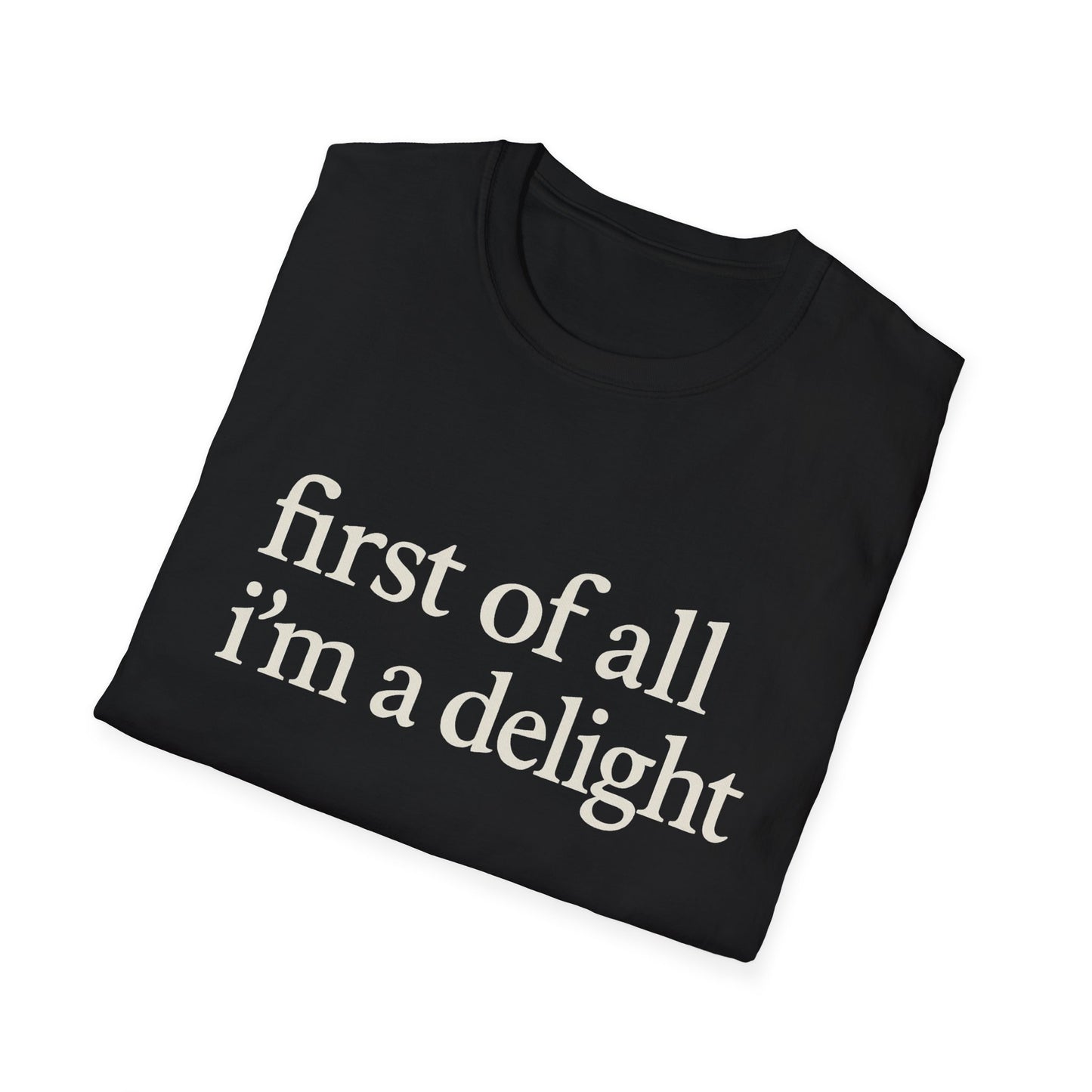 Allereerst ben ik een Leuke Shirt, Grappig Citaat T-shirt voor Vrouwen, Sassy Zegging Trui, Geestig Grafisch Cadeau voor Beste Vriendin