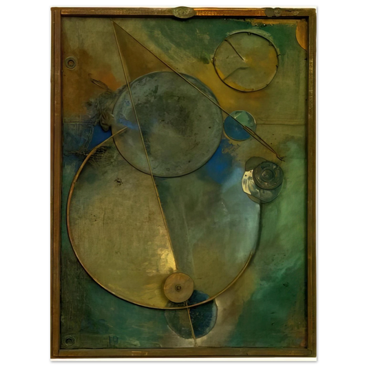 Kurt Schwitters - REVOLVING 1919  75x100 cm / 30x40inches Fine Art Poster