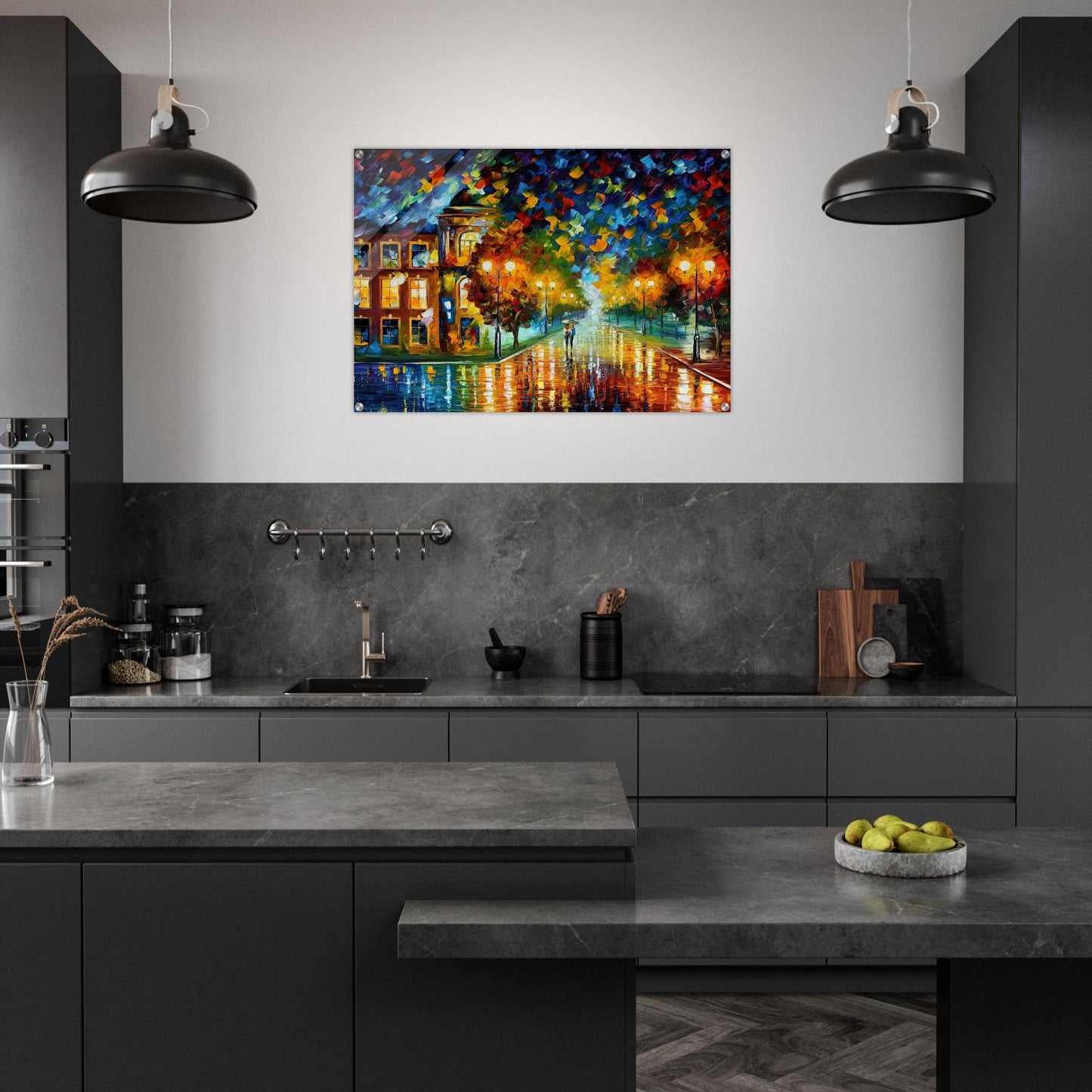 Leonid Afremov - Leonid Afremov Acrylic Print - 70x100 cm / 28x40″ inches | Leonid Afremov Wall Art | Leonid Afremov Prints