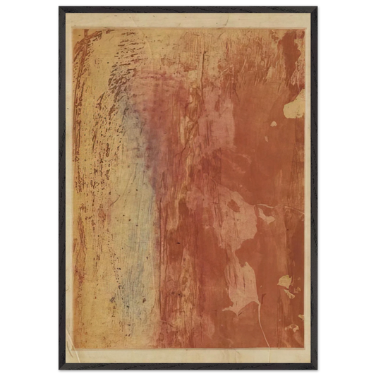 Ganymede - 1978 - Helen Frankenthaler 70x100 cm / 28x40 inches Framed Art Print – Black Wooden Frame